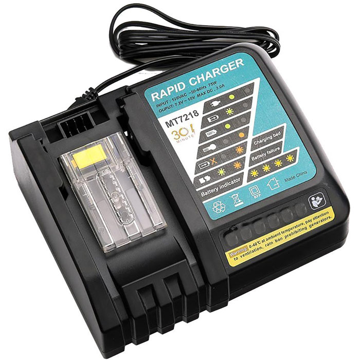 Compatible battery charger Makita  for 14.4V-18V Li-ion 