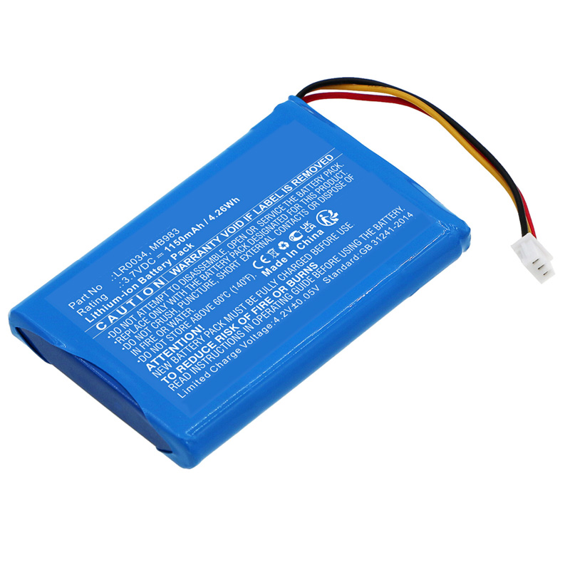 Compatible Equipment battery for Mertrado spirobank ii Compatible Equipment battery Mertrado for spirobank ii