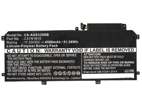 Compatible laptop battery for ASUS ZenBook-UX330CA-FC030T Compatible laptop battery ASUS for ZenBook-UX330CA-FC030T