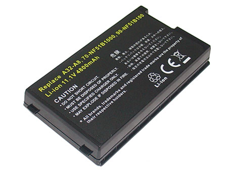 Compatible laptop battery for ASUS A8Jr Compatible laptop battery ASUS for A8Jr