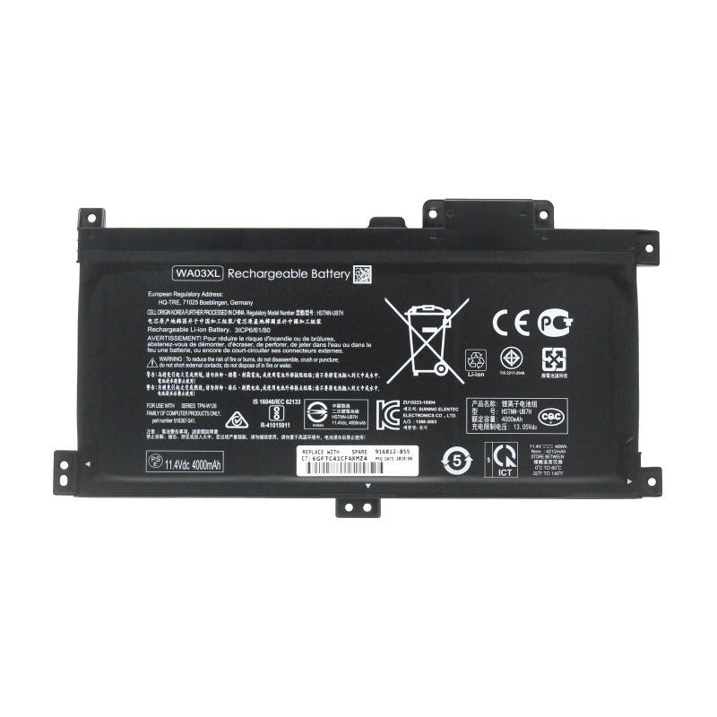 Compatible laptop battery hp  for 916812-855 