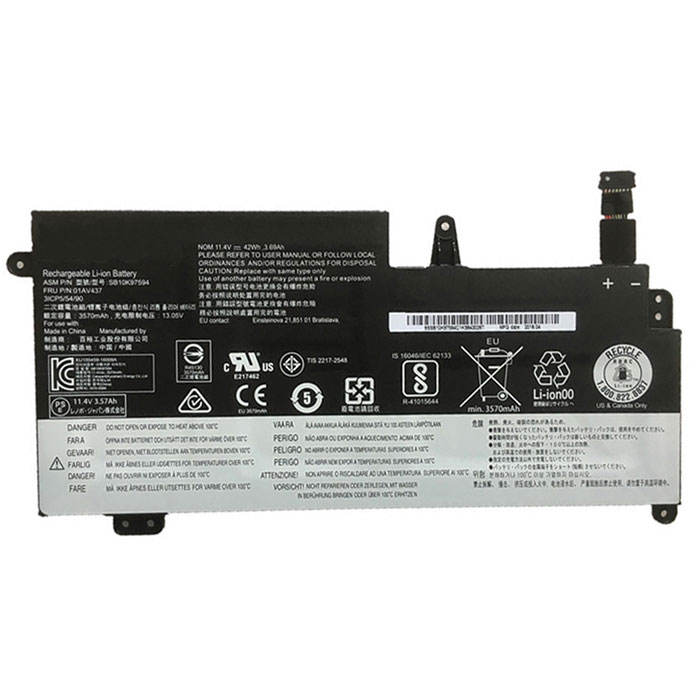 Compatible laptop battery lenovo  for 01AV402 