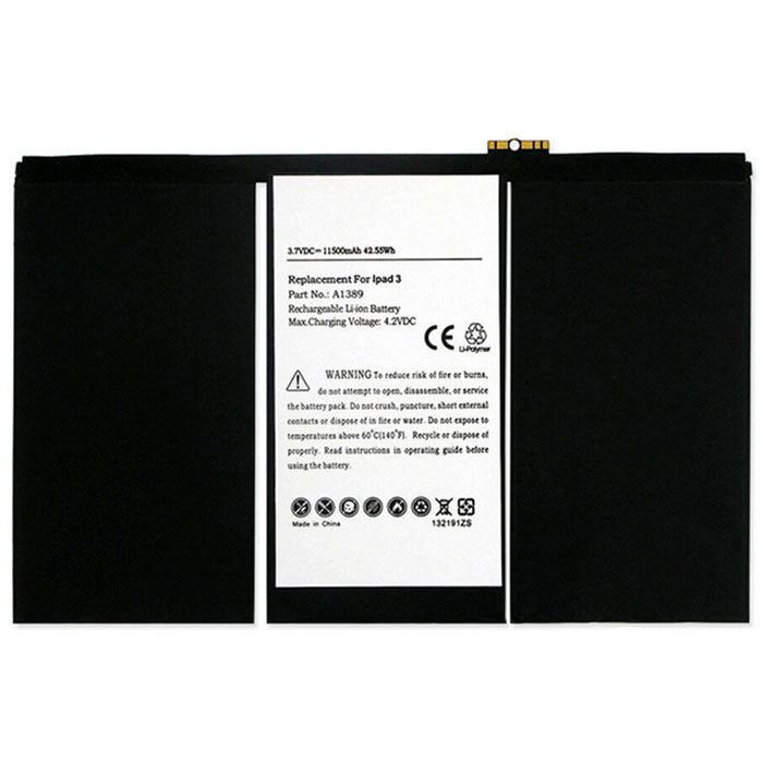 Compatible tablet battery for Apple 969TA103H Compatible tablet battery Apple for 969TA103H